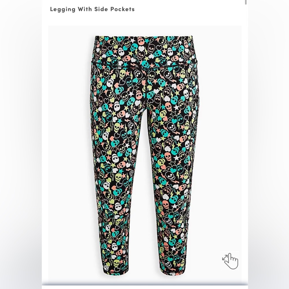 Performance Core Crop Active Legging With Side Po… - image 1